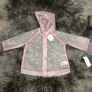 Hatley | Girls Clear Butterfly Raincoat